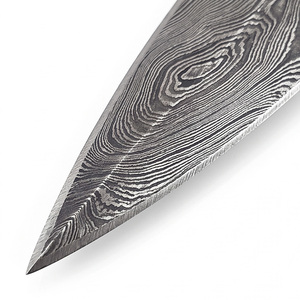 Lame vierge en acier Damas faite à la main pour projets personnalisés, atelier de bricolage, fabrication de poignées et usage général - Product Image 4