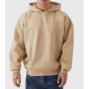 Sweat-shirts à capuche surdimensionnés de haute qualité personnalisés, 500 g/m², 480 g/m², en coton épais, avec impression 3D en relief pour hommes - Product Image 5