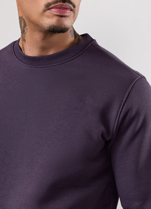 Sudadera con Capucha Personalizada de Cuello Redondo para Hombre, Estilo Urbano de Invierno, Tejida en Algodón 100%, con Logotipo Grande - Product Image 4