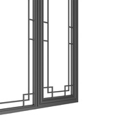 Fenêtre en aluminium Huasin personnalisée, norme américaine 2025, rupture de pont thermique personnalisée, drainage apparent, résistance à la pression du vent : niveau 7