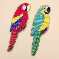 Belle broche brodée et perlée, luxueuse et faite à la main, à prix avantageux