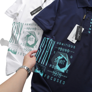 เสื้อยืดใช้ได้ทั้งชายและหญิงยอดนิยม2025เสื้อยืดลายพิมพ์ทนทานต่อรอยเปื้อนดีไซน์แบบทึบสำหรับเสื้อโปโลในทุกเพศผ้าสำหรับผู้ชาย - Product Image 1