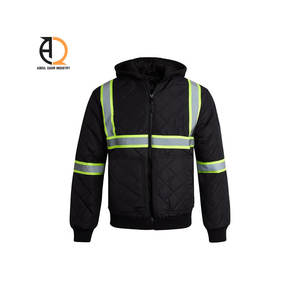 Chaqueta de Trabajo de Alta Visibilidad para Hombre, Chaqueta de Seguridad Impermeable de Invierno Personalizada con Características de Seguridad Reflectantes - Product Image 6
