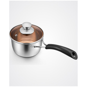 Long Lasting Aluminum Non-Stick Sauté Fry Pan with <b>Induction</b> Friendly Base and Cool Grip Heat Proof Handle - Product Image 3