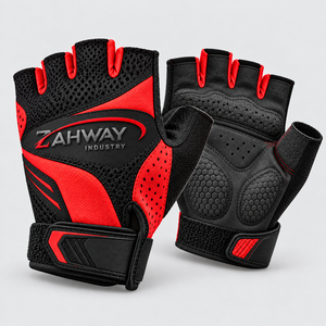 Best Quality Cycling Gloves With Moisture Wicking Fabric Comfortable Fit Shock Protection Anti Slip Palm For Road Bike Cycling - Product Image 6