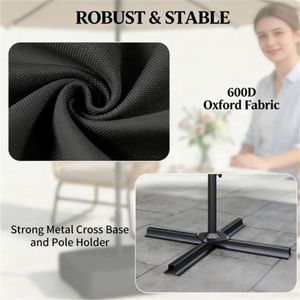 Base Nera per Ombrelloni da Giardino e Patio - Product Image 4