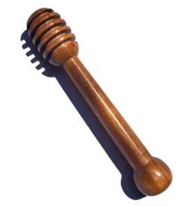 Wooden Honey Dipper Long Handle Honey Spoon Coiled Spreader Jar Favor for <b>Wedding</b> <b>Gift</b> - Product Image 1