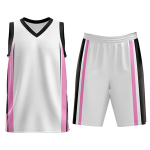 Ensemble uniforme de basket-ball professionnel, maillot sans manches et short assorti, tissu en maille respirant, vêtements de sport conçus pour les équipes - Product Image 1