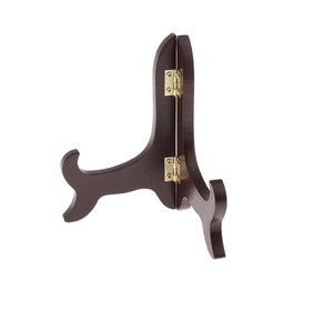 Support à assiettes en bois en forme de X, support à vaisselle à un seul niveau, design minimaliste - Product Image 2