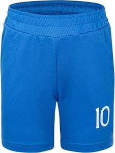 Ensemble Maillot de Foot Italie Bleu Manches Courtes en Mesh avec Short et Chaussettes Respirant Imprimé par Sublimation Tenue d'Équipe - Product Image 4