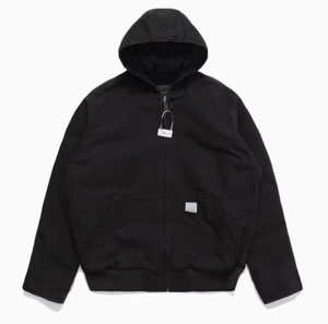 Veste en toile de coton pour homme, nouveau style, coupe classique, coupe-vent, couleur unie, pour l'extérieur - Product Image 3