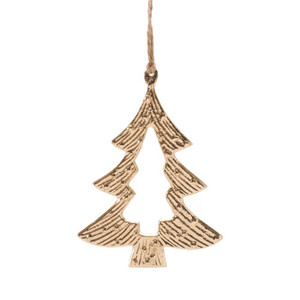 Farmhouse Golden Star Christmas Ornament with <b>Snowflake</b> Design Hanging <b>Decoration</b> for Home Holiday Decor Rustic Style - Product Image 2
