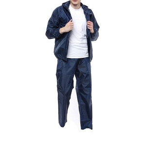 Survêtement unisexe d'hiver 2026 imprimé bleu marine imperméable à manches longues avec fermeture éclair et capuche, coupe régulière, style sportif - Product Image 2