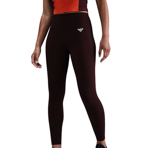 Women's High Waist Knitted Solid Yoga Leggings <b>Tummy</b> <b>Control</b> Lightweight Quick Dry Stretch Side Back Pockets Workout - Product Image 1