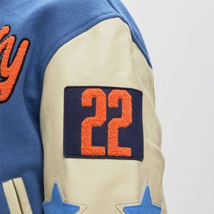 Chaqueta de Béisbol Varsity de Invierno, a la Moda, con Logotipo Personalizado Impreso, de Tela de Lana, Corte Ajustado, Secado Rápido, Transpirable, Ecológica y Resistente al Viento - Product Image 6