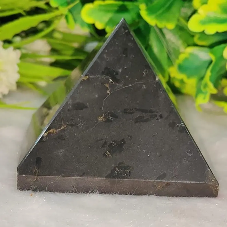 Best Selling Amazon Orgonite Pyramid I Black Tourmaline, Black Onyx, Black Obsidian Natural Stone Pyramid