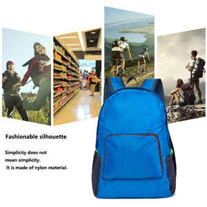 Mochila de Senderismo Plegable y Portátil Bagnex, Resistente y con Cierre Suave, Ligera, de Poliéster, para Viajes, Deportes Escolares, con Logotipo Personalizado - Product Image 4