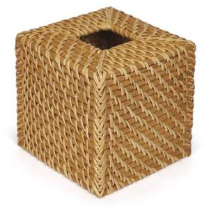 Caja de Pañuelos de Ratán de Alta Calidad, Ratán Natural Hecho a Mano para Hoteles, Hogares y Resorts, Proveedor Ecológico y Duradero de Vietnam - Product Image 5