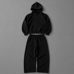 Ensemble de survêtement polaire à capuche pour hommes, personnalisable pour les détaillants de streetwear américains, marque privée, faible MOQ pour l'approvisionnement en gros - Product Image 5