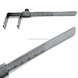 Jauge d'occlusion manuelle dentaire Willis en acier inoxydable, instrument de mesure orthodontique avec poignée ergonomique pour occlusion verticale - Product Image 2