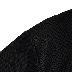 Mens <b>Black</b> <b>Short</b> Sleeve for Shirt Quick-Dry Breathable 100% Cotton Regular Fit Casual Sports Golf Eco-Friendly Polo Shirt - Product Image 3