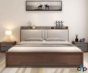 Cama Acolchada Moderna, Muebles para Sala de Estar, Cama King Size/Doble - Product Image 2