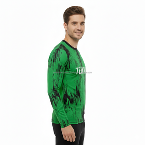 T-shirts personnalisés élégants à manches longues, impression par sublimation personnalisée, commandes en gros, prix bas - Product Image 5