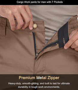 OEM ODM Utility Reinforced <b>Work</b> Pants Premium Heavy Duty <b>Cargo</b> Workwear Trousers Manufacturer Supplier Factory Exporter - Product Image 6