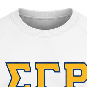 White Women Crew Neck Sweatshirt Greek Letter 1922 Graphic <b>Long</b> Sleeve Pullover <b>Top</b> with Gold <b>Black</b> Sleeve Stripes Casual - Product Image 5
