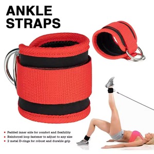 Sangles de cheville rembourrées durables pour poulie de gym, accessoires de câble pour exercices de fessiers, manchettes de pied pour entraînement de résistance, équipement de fitness - Product Image 5