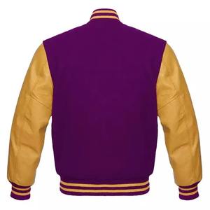 Chaqueta Varsity de Estilo Urbano para Hombre 2024, Chaqueta de Cuero de Alta Calidad con Cuello Alto Delgado, Nueva para Invierno - Product Image 3