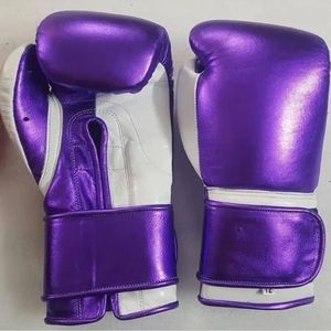 Guantes de Boxeo de Cuero PU Genuino con Cierre de Velcro, Talla Personalizada para Uso en Gimnasio - Marca - Product Image 3