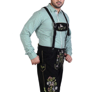Traje Tradicional Bávaro de Cuero Premium para Hombre, Lederhosen para Oktoberfest - Product Image 4