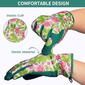 Gants de jardinage en cuir synthétique de qualité supérieure Amara, protection personnelle, résistance à l'abrasion, résistance à la chaleur, durabilité, gants de jardin - Product Image 6