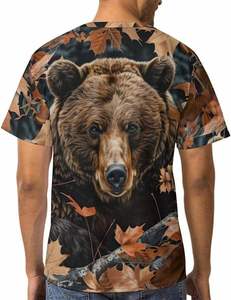 T-shirts de chasse d'été personnalisés, séchage rapide, respirants, écologiques, légers, 100 % polyester, parfaits pour les aventures en plein air et le quotidien - Product Image 5