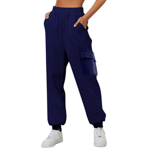 <b>Grey</b> High Quality Comfortable Customized Baggy <b>Women</b> Winter <b>Cargo</b> Pants 100% Cotton Loose Fit Six Pockets Breathable <b>Cargo</b> - Product Image 4