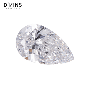 Diamant cultivé en laboratoire D'vins Jewels, forme poire, blanc, CVD, E VVS2, 5,18 carats, pour la fabrication de bijoux - Product Image 1