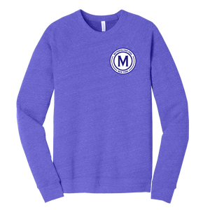 Women's Premium Winter Crew Neck Sweatshirt with Front Logo Printed Design Solid Polyester/Cotton Blend 340g Oversize Fit - Product Image 1