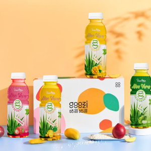 Jugo de Frutas y Verduras Natural y Saludable con Sabor a Piña y Aloe Vera en Lata - Product Image 1