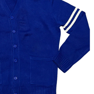 2026OEM Quick Dry Men Knit Cardigan Button Down Lightweight Solid Color Casual Fraternity Winter Knitwear Custom Made Greek Logo - Product Image 3