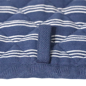 Fabricant de gants de four en coton 100% de très grande taille, à rayures teintes en fil, couleur et taille personnalisables, en Inde - Product Image 2