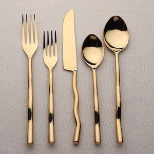 Modern Wholesale Hotel Wedding Silverware 5 Pieces Flatware Silver Indian Cutlery Manufacturer & Supplier of Flatware Items - Product Image 3