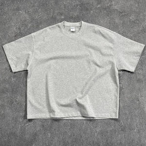 เสื้อยืดคอกลมแขนสั้นทรงปกติสำหรับผู้ชาย สีพื้น ผ้าฝ้ายเจอร์ซีย์ถัก 100% สไตล์เรียบง่าย สวมใส่สบาย - Product Image 4