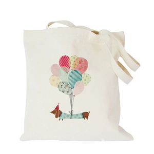 Bolsa de compras de lona de algodón, bolsa de supermercado reutilizable con estampado de Corgi y Pug, con asas largas, bolso ecológico - Product Image 4