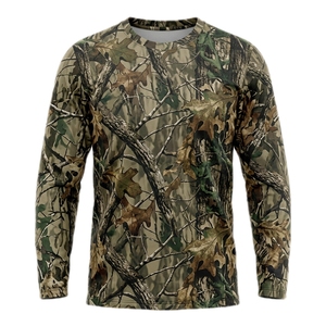 เสื้อยืดลายพรางยุทธวิธีแบบแห้งเร็ว แขนยาว สำหรับทุกเพศ - Product Image 5