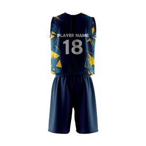 Conjuntos de Uniformes de Voleibol Personalizables para Hombre, Último Diseño, Nombre y Número del Equipo Personalizados, Precio al por Mayor, Color Personalizado, 100% Poliéster - Product Image 3