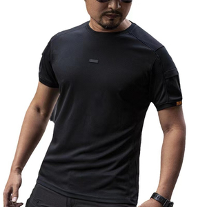 T-shirt décontracté à manches courtes pour homme, respirant, à séchage rapide, 100% coton tricoté, avec tissu écologique - Product Image 3