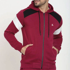 Sudaderas con capucha y cremallera de algodón mezclado con bordado personalizado, ajuste holgado, ropa casual, bajo MOQ, proveedor de Pakistán, venta directa de fábrica - Product Image 3