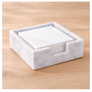 Porte-serviettes et porte-mouchoirs en marbre blanc pour la maison, l'hôtel et la table, vente en gros d'usine - Product Image 3