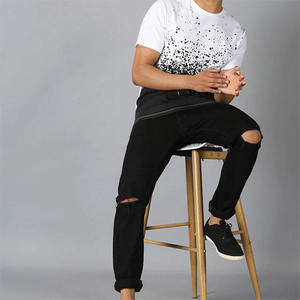 Camiseta de Algodón con Cuello Redondo para Hombre, Personalizada, Manga Corta, Corte Regular, Tejido Suave y Transpirable, Venta al Por Mayor, Ropa de Alta Calidad - Product Image 4
